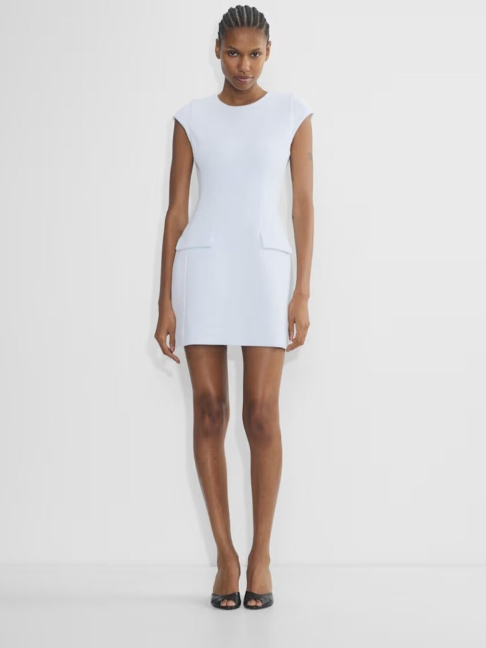 NWT Aritzia BABATON FigureKnit Priestly Dress Glimmer S